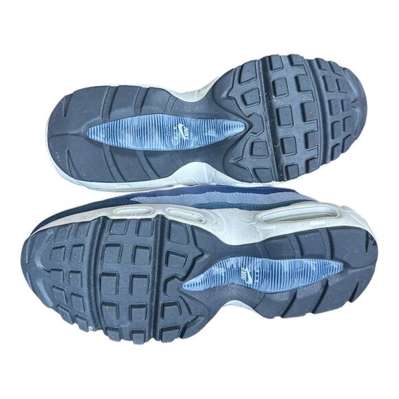 Nike Air Max 95 Recraft GS White Blue Gray CJ3906 403 Shoe Mens 6 & 7.5 Women - Picture 7 of 9